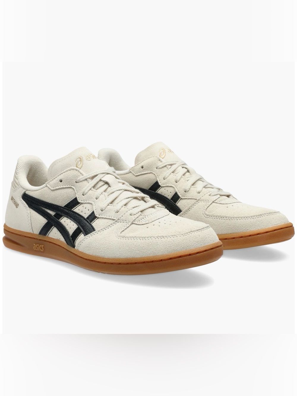 Asics Cream Suede Skyhand OG Sneakers with Black Stripes Women’s 9, Men’s 7.5 - Picture 11 of 11